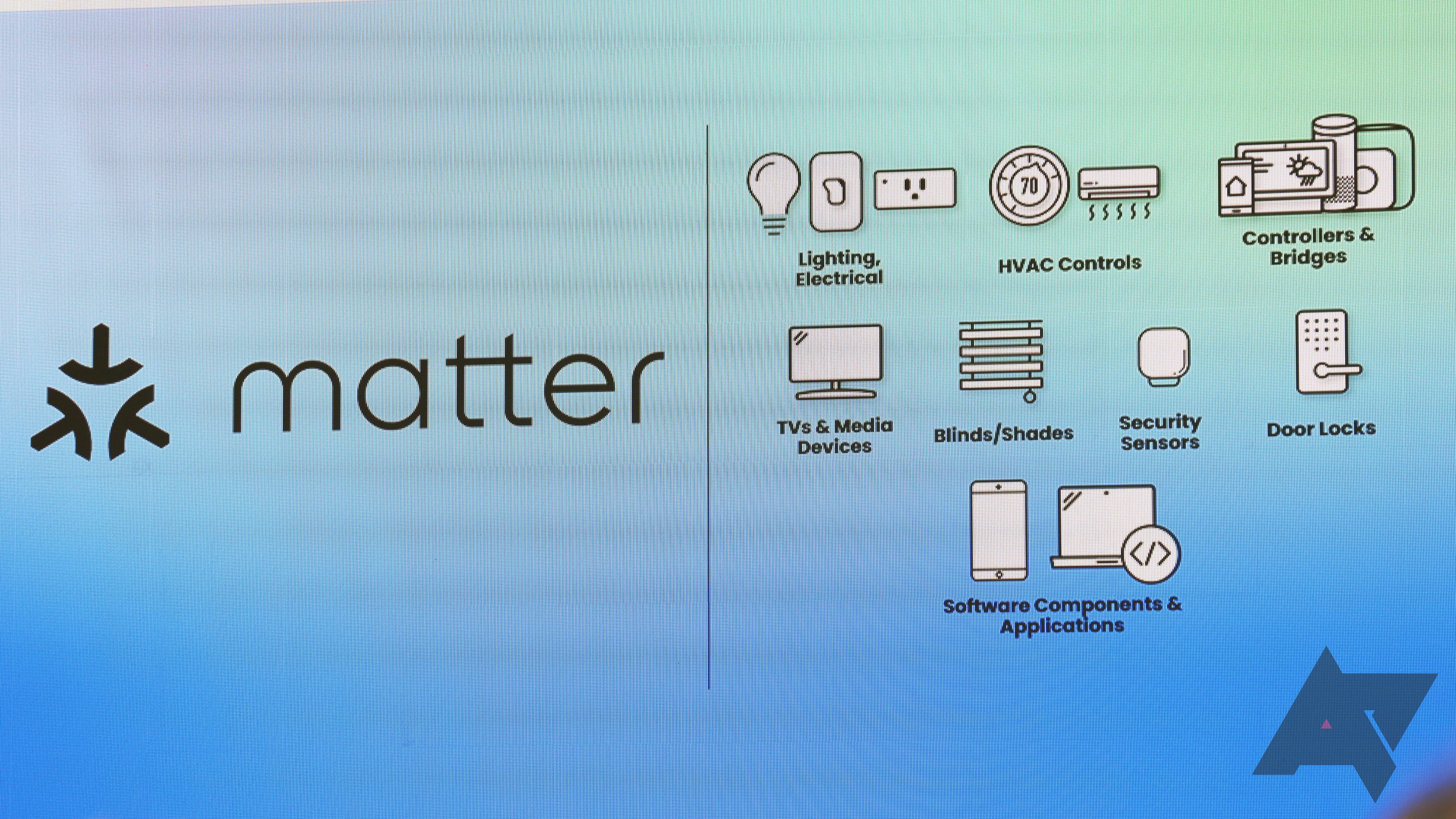 Matter demoed with Nest Hub controlling a HomeKit accessory