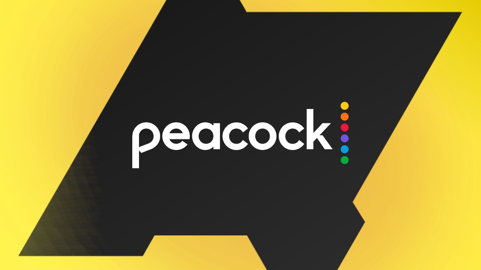 O logotipo do Peacock sobre o logotipo do Android Police