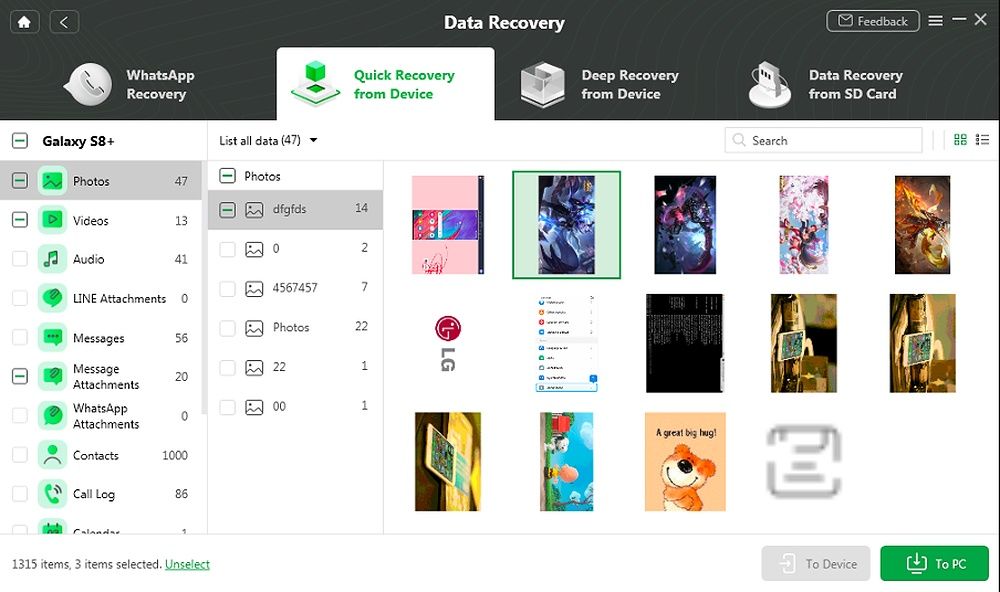 recover deleted photos on Android  10