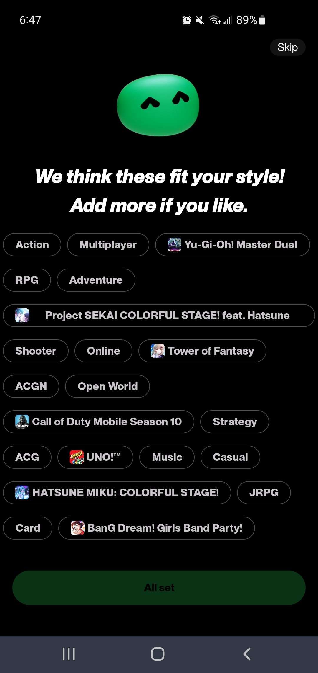 taptap genre and app suggestions