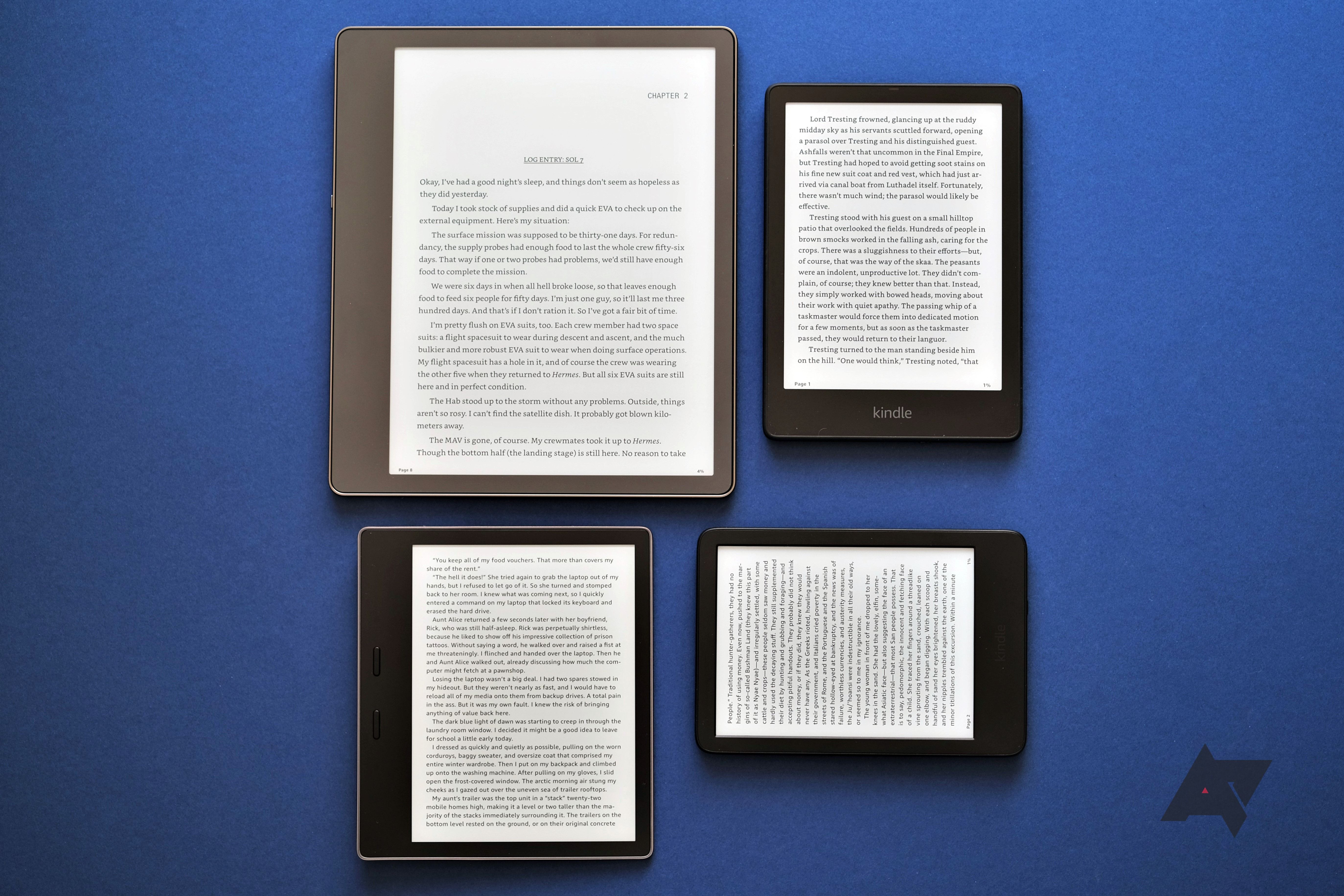 Amazon Kindle Scribe review kindle family