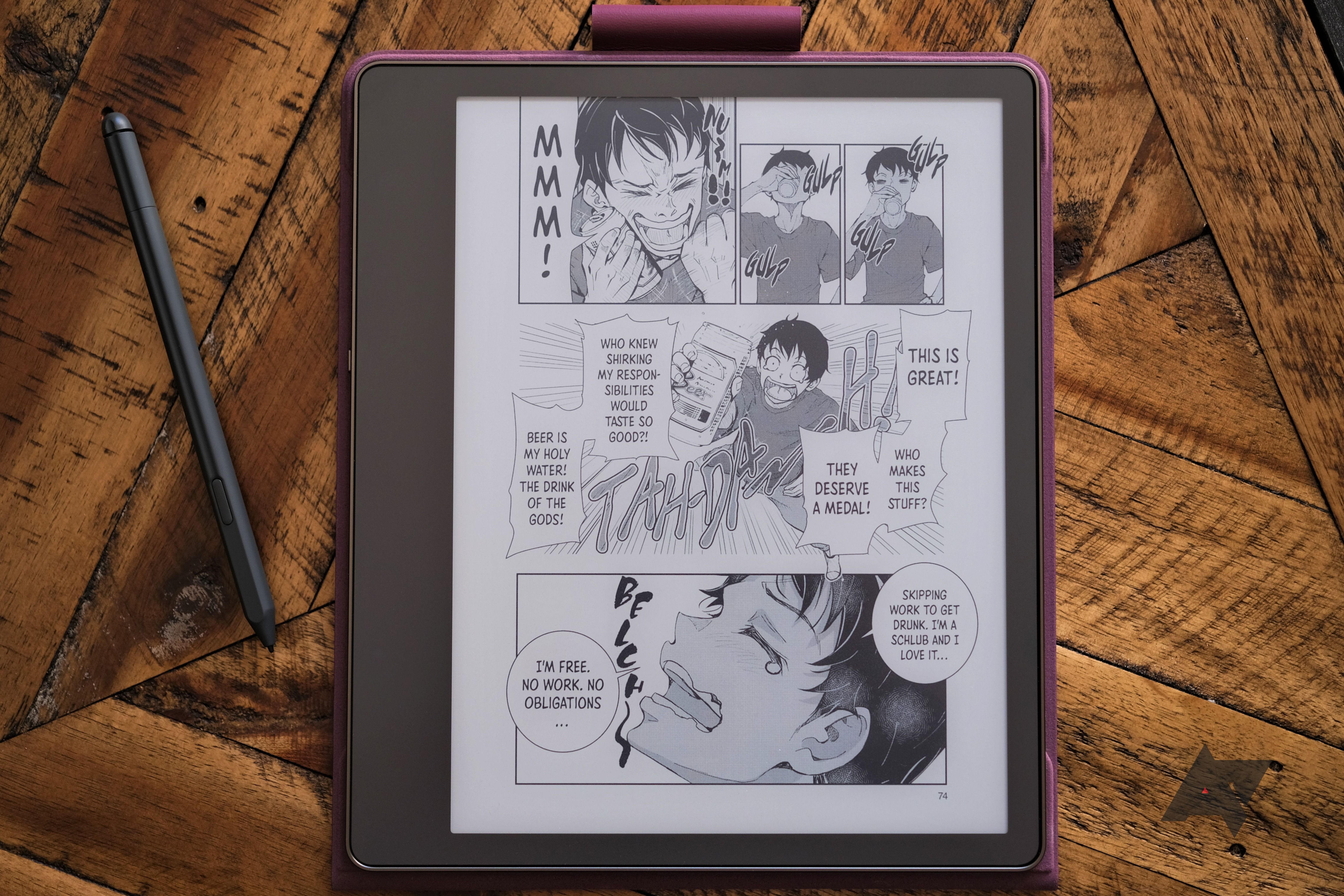 Amazon Kindle Scribe review manga no bar