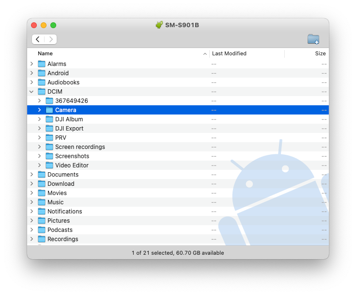 Android file transfer 3