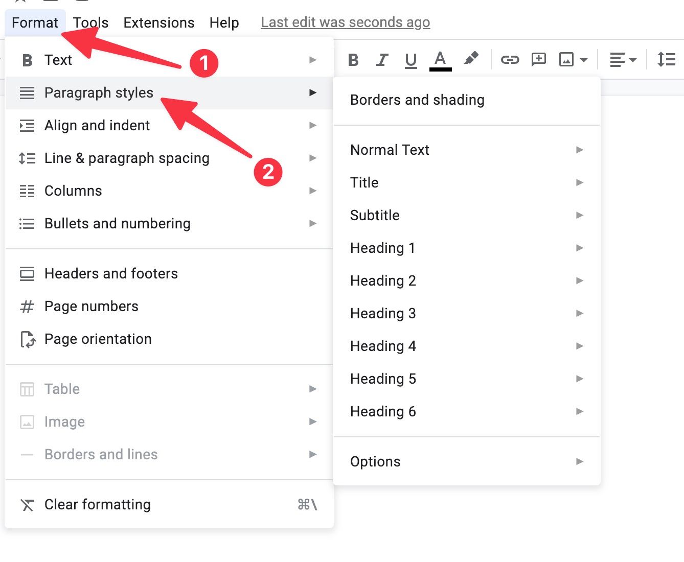 Go to Format > Paragraph styles to change the default font you use in Google Docs