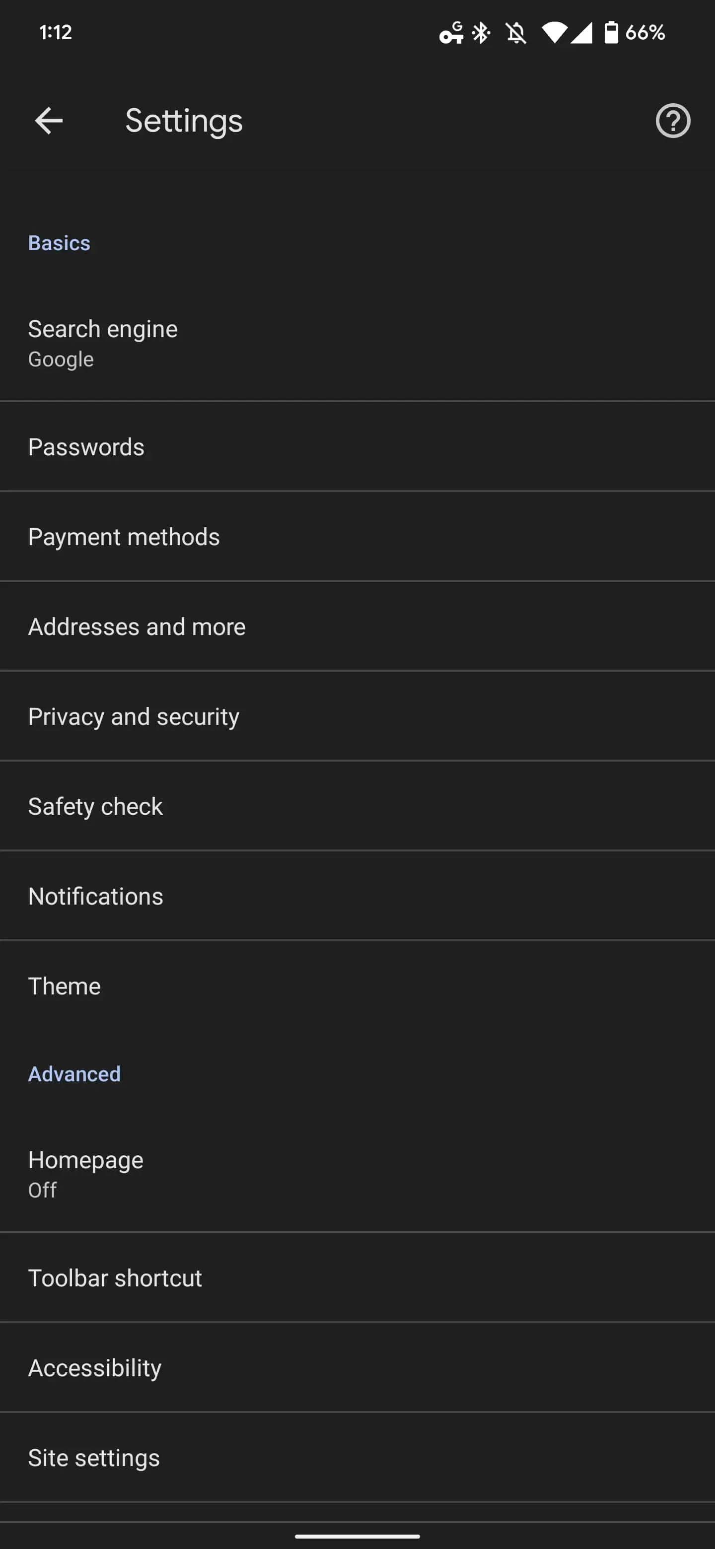 Chrome-Password-settigns