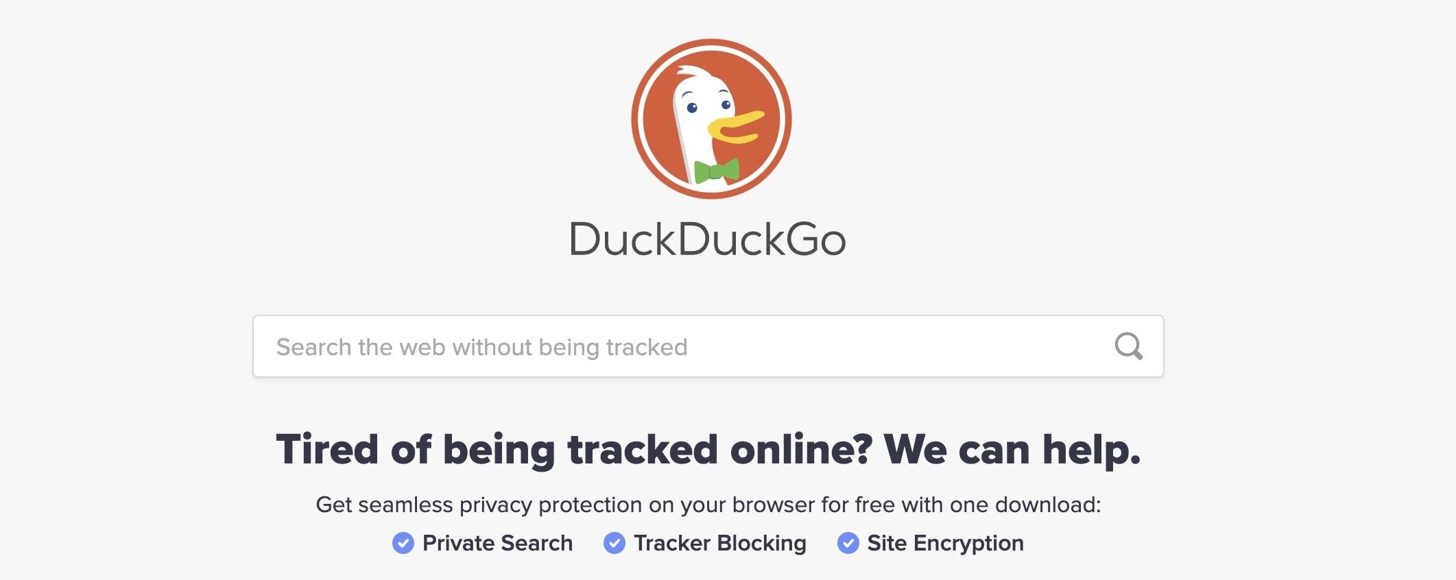 DuckDuckGo web
