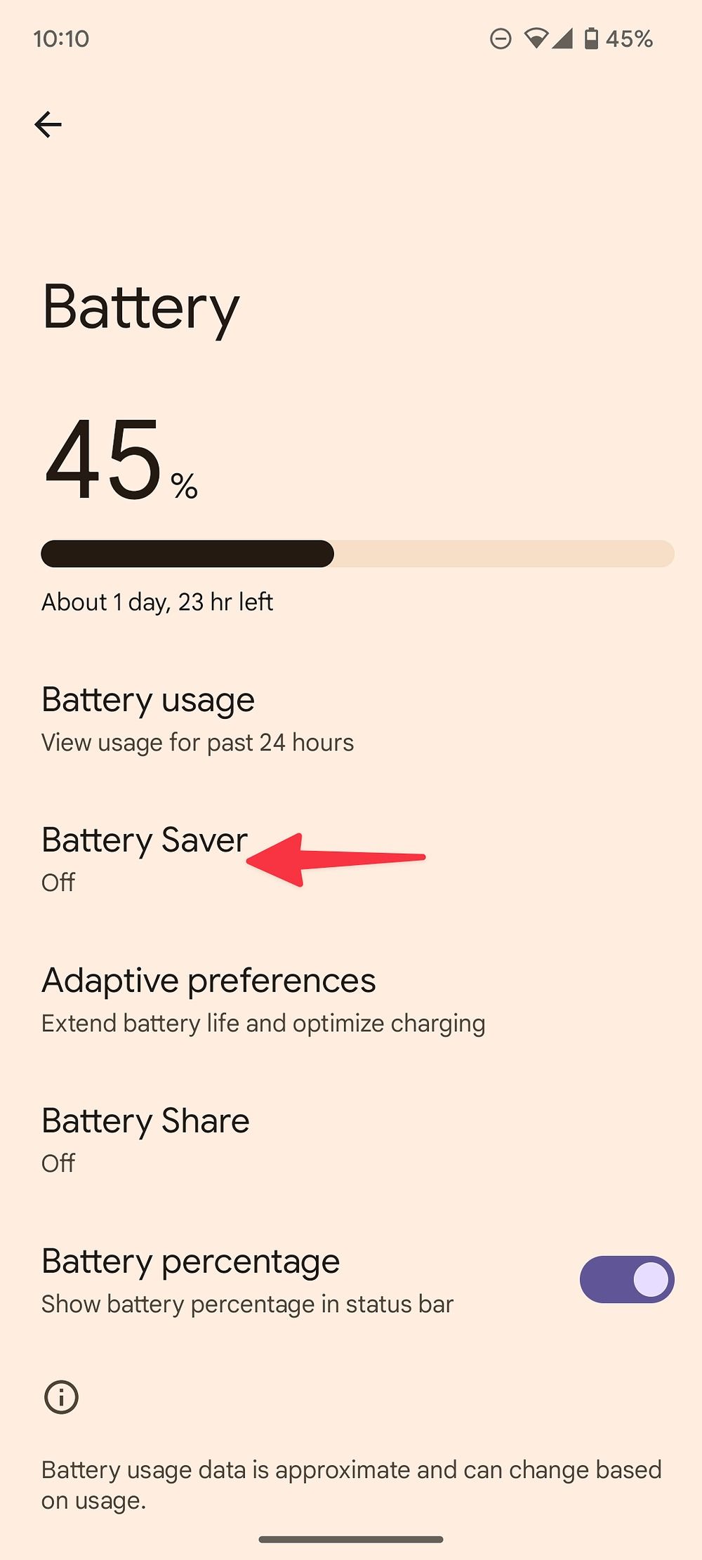 economizador de bateria no android