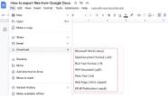 Google Docs How To Export Files Google Docs How To Export Files