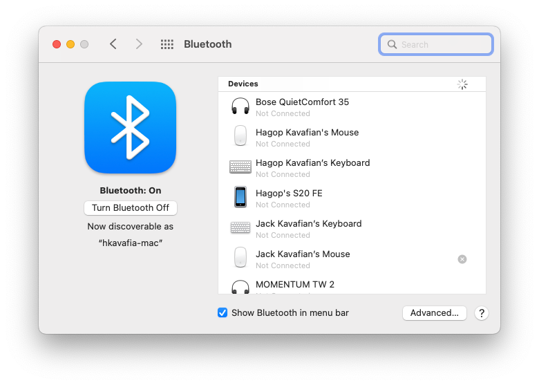 Mac Bluetooth 3