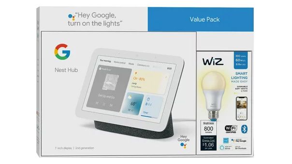 Google home turn on lights hot sale with alarm