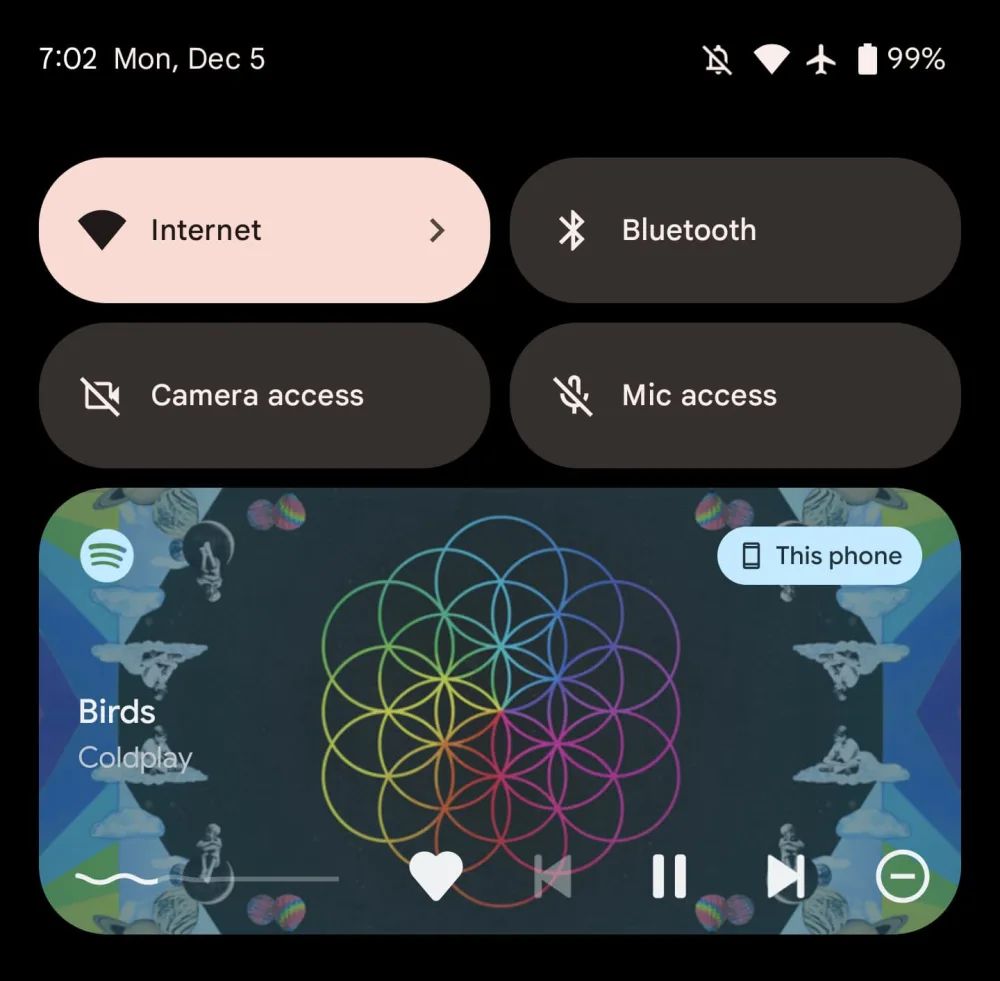 Spotify se pone al día con el reproductor multimedia rediseñado de Android  13