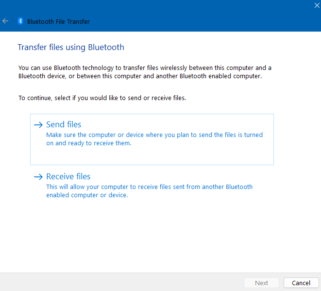 Windows Bluetooth 2