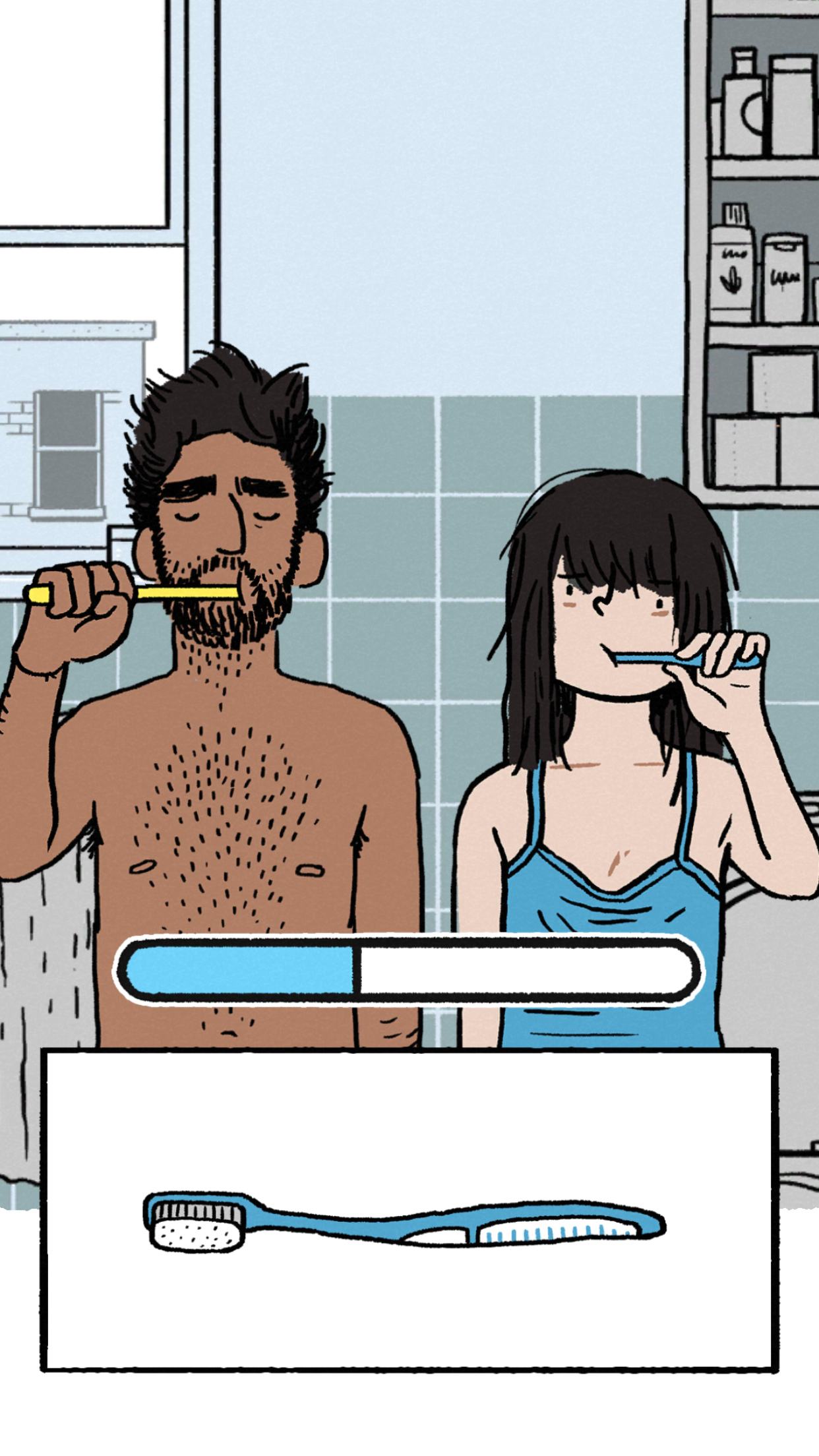 best-visual-novels-android-florence-brushing-teeth-together
