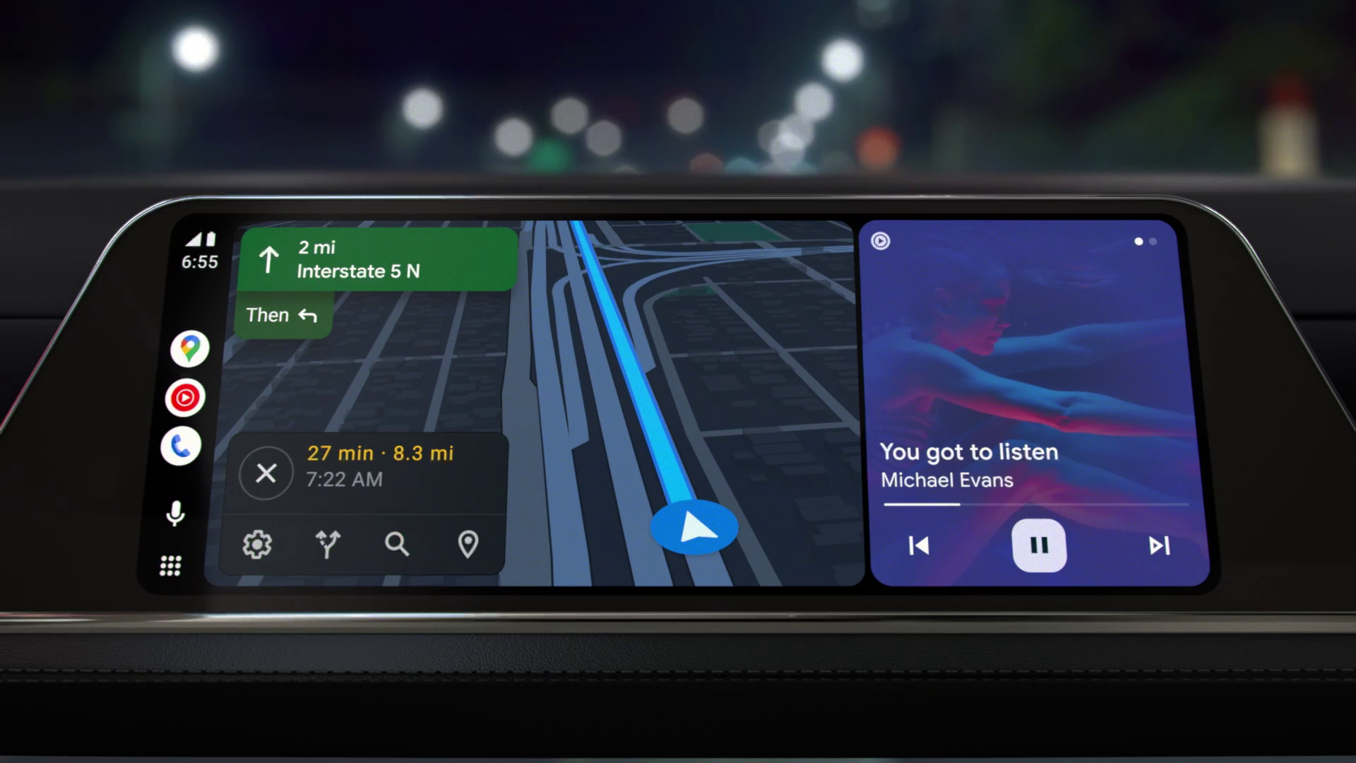 Android Auto : la future interface veut offrir plus de