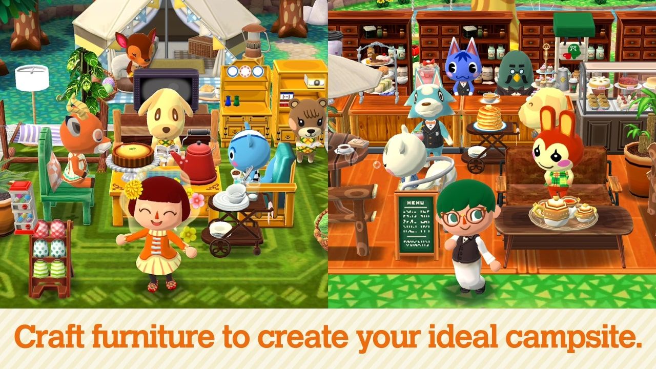 best-animal-crossing-games-android-pocket-camp-craft-furniture-to-create-your-ideal-campsite