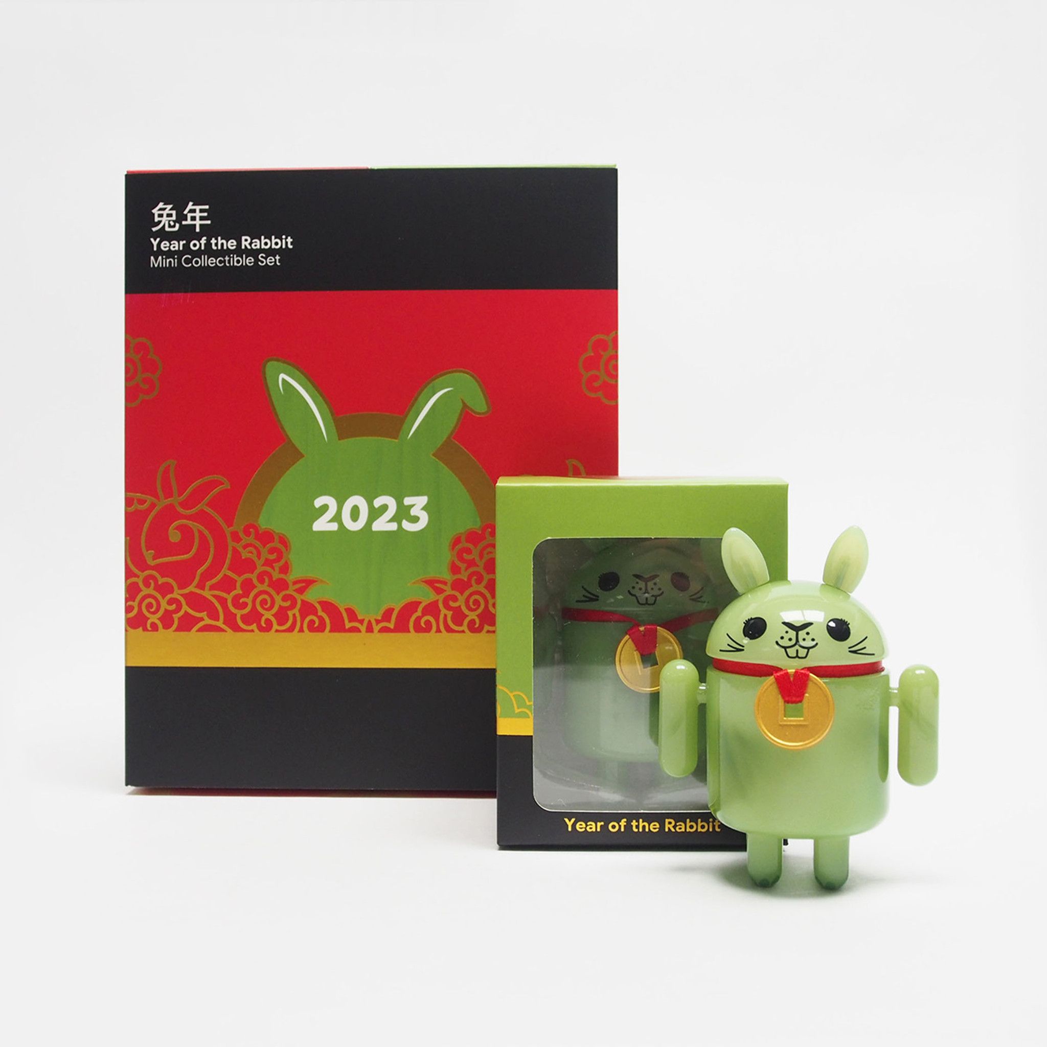Dead Zebra's Year of the Rabbit Android collectible set jade