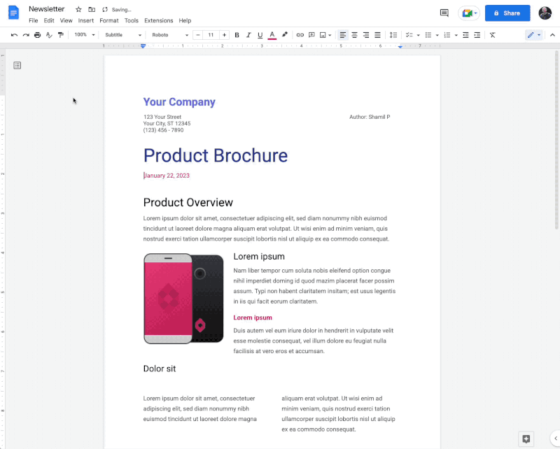 How To Put Vectors In Google Docs