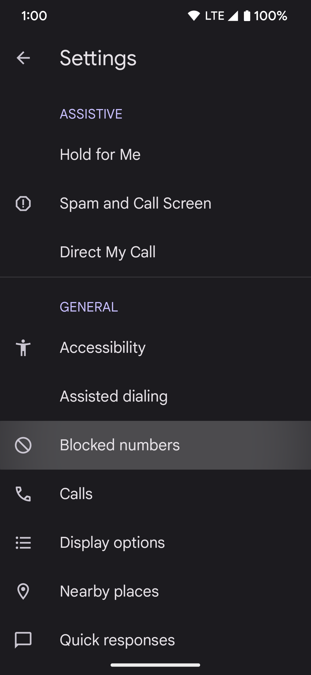 pixel phone assistive settings