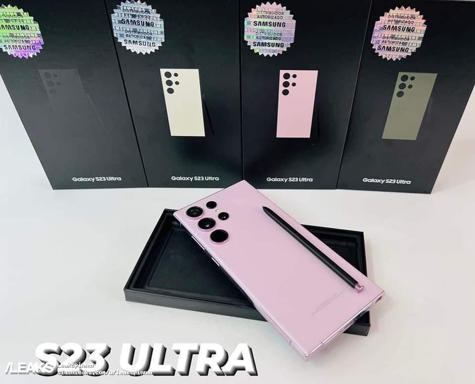 Boîte de vente au détail Galaxy S23 Ultra Nicaragua