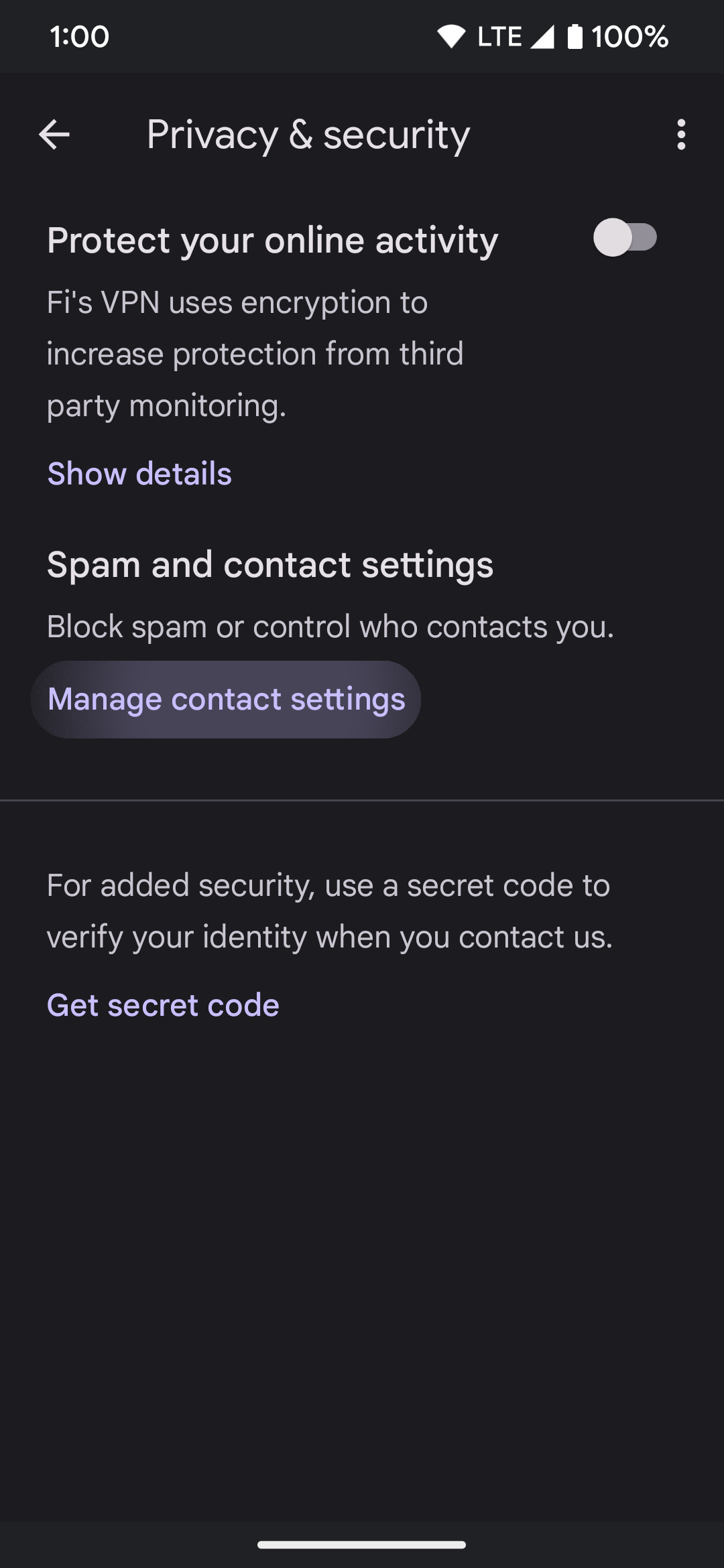 pixel phone app privacy settings