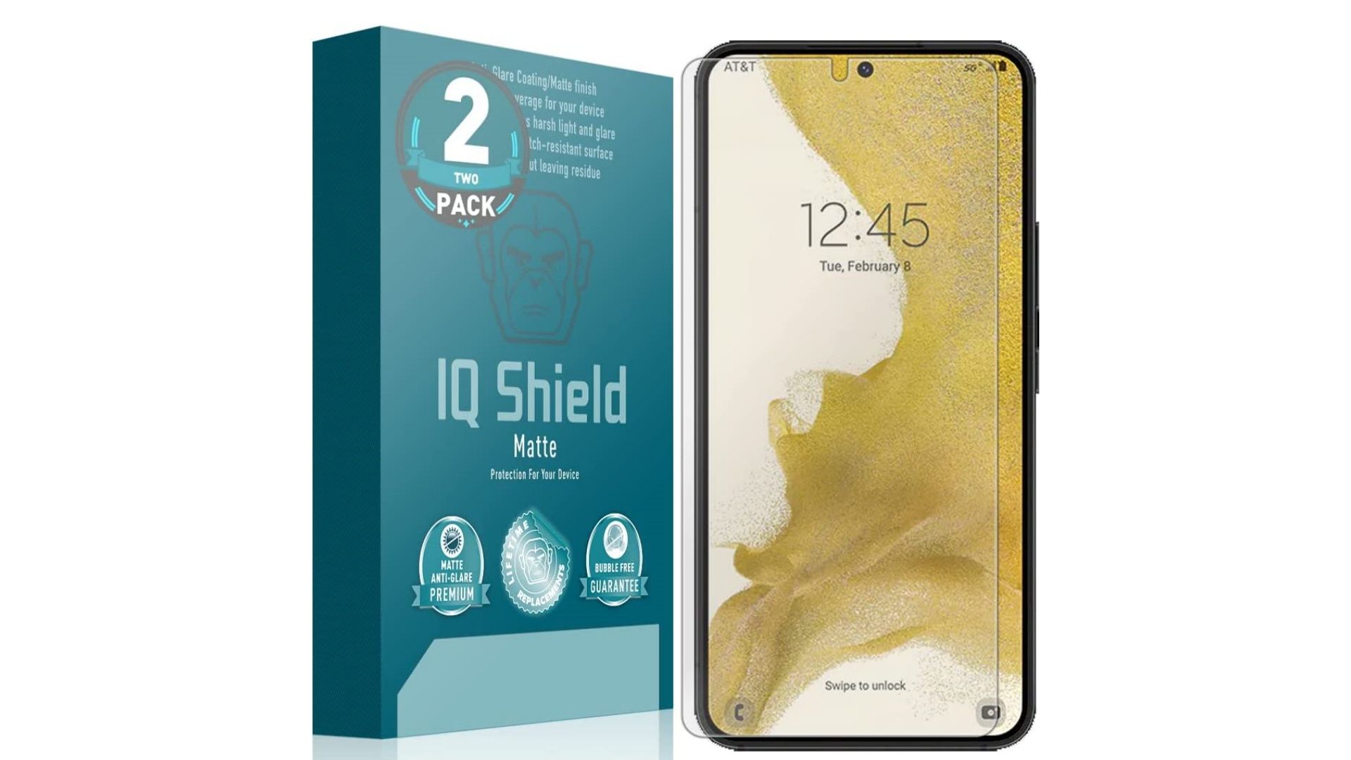iq shield matte screen protector for s23