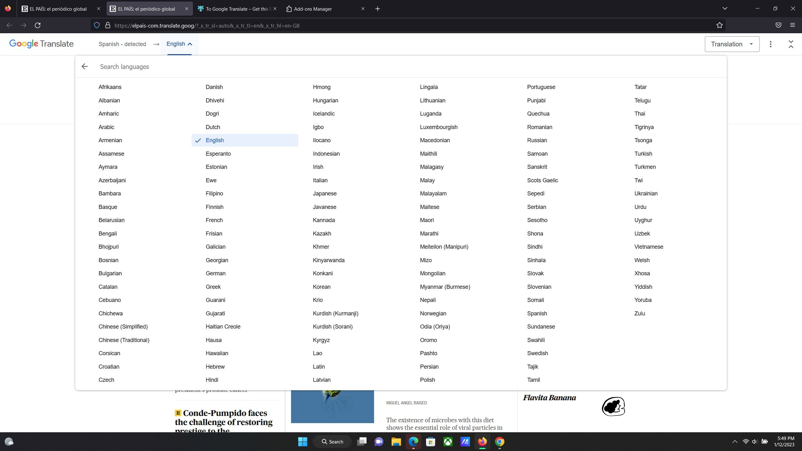 Mozilla-Firefox-Google-Translate-Langues