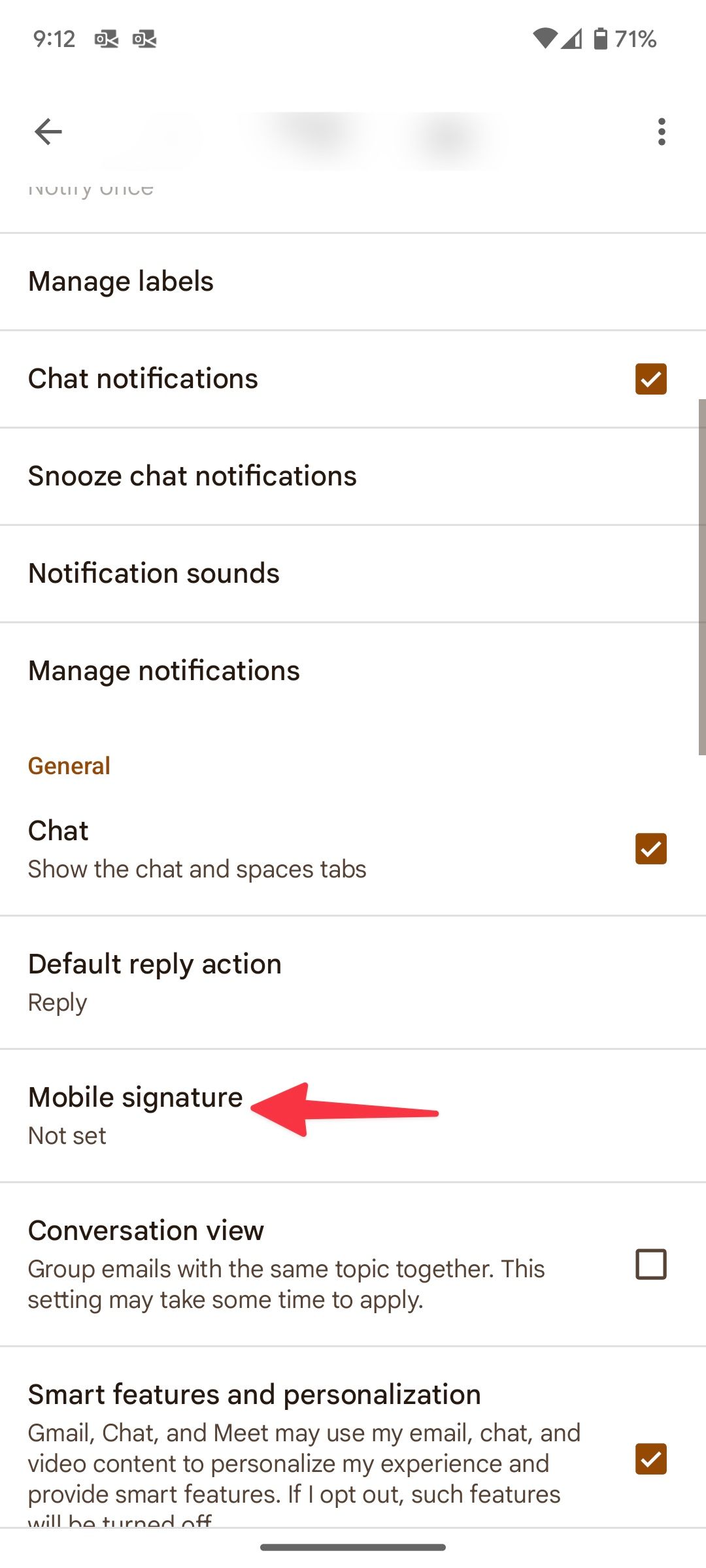 Select 'Mobile signature.'