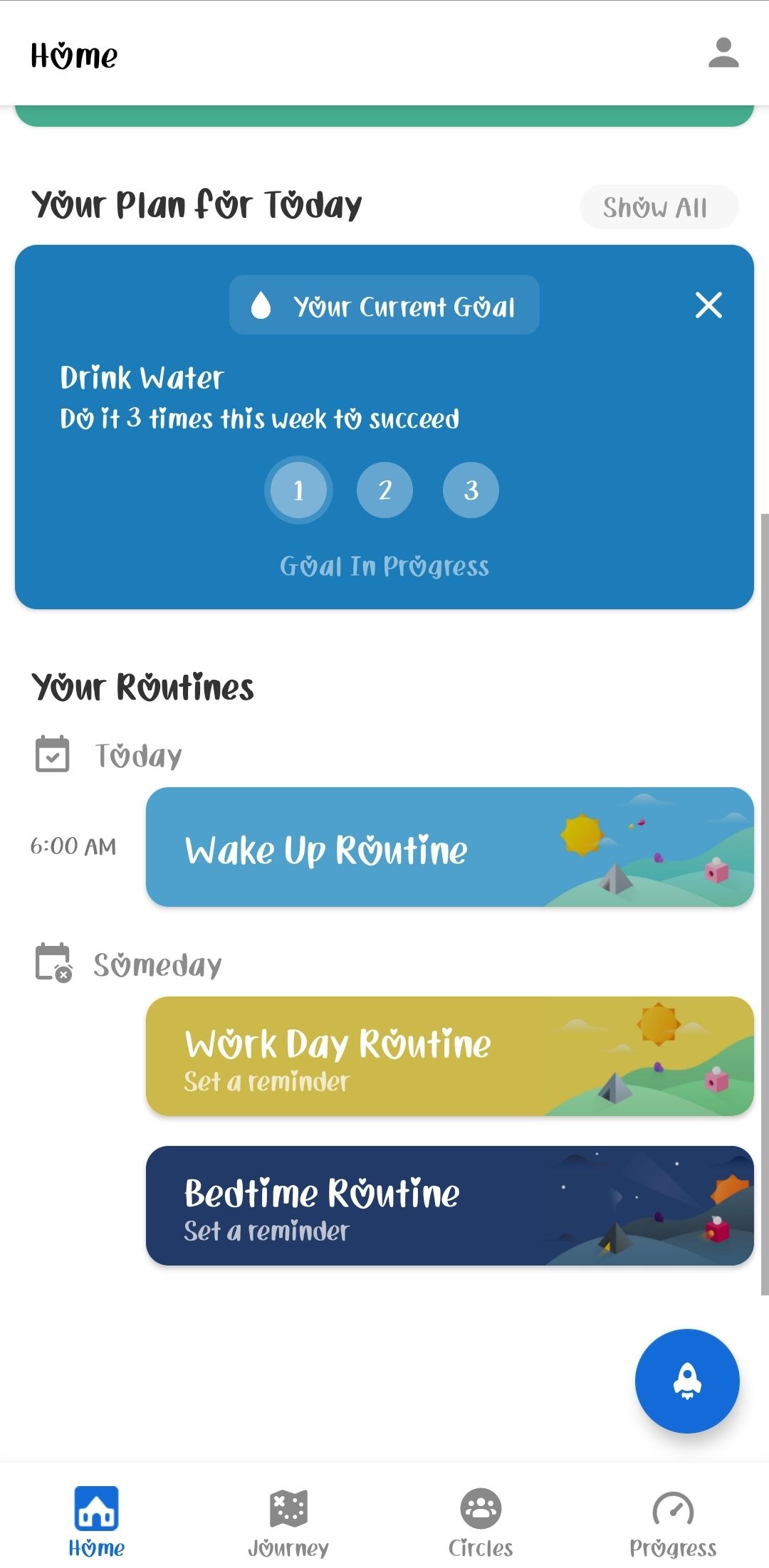 Android Productivity App - Fabulous Daily Routine Planner