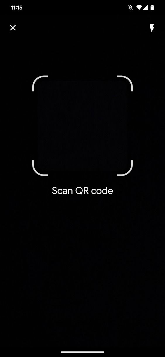 scan a QR code on Android