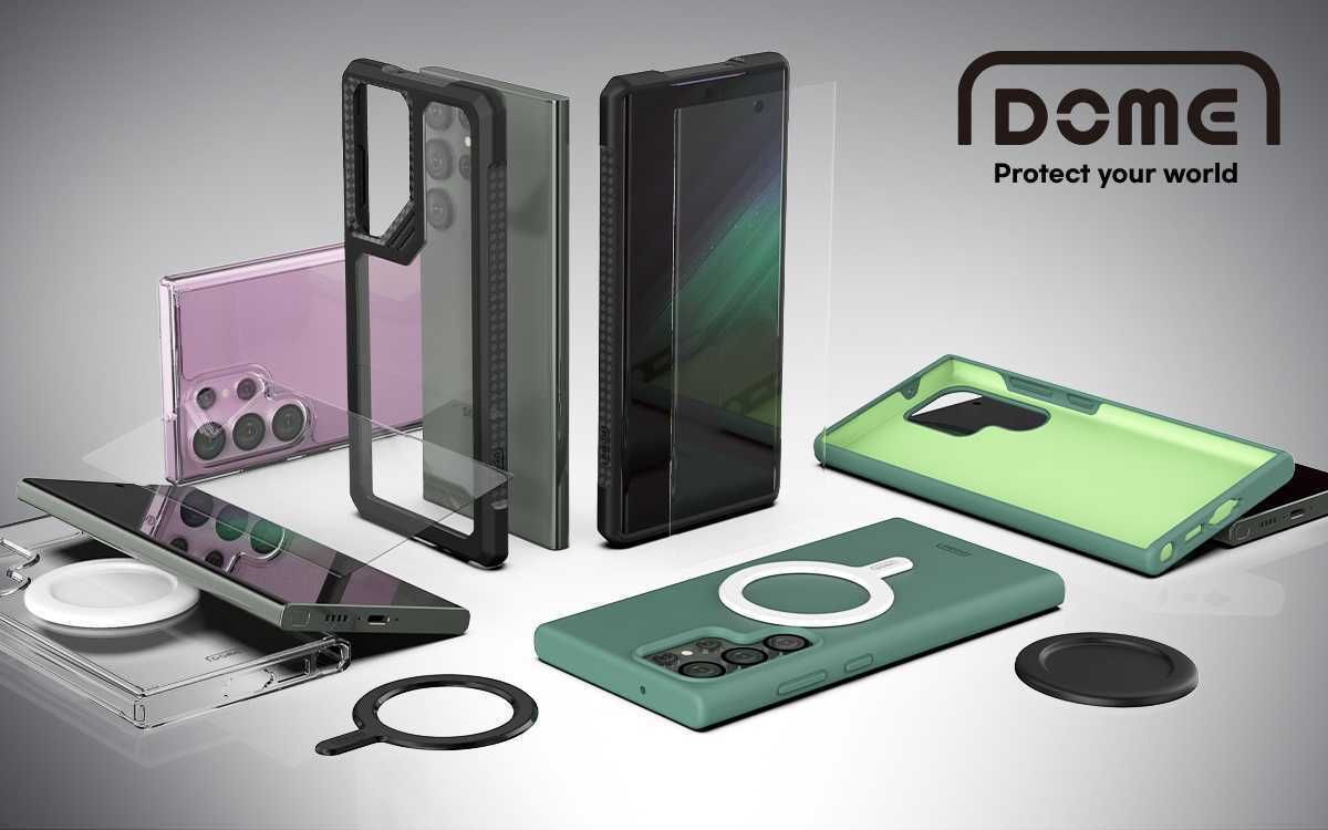 Whitestone Dome Glass line of cases and screen protectors for Samsung S23