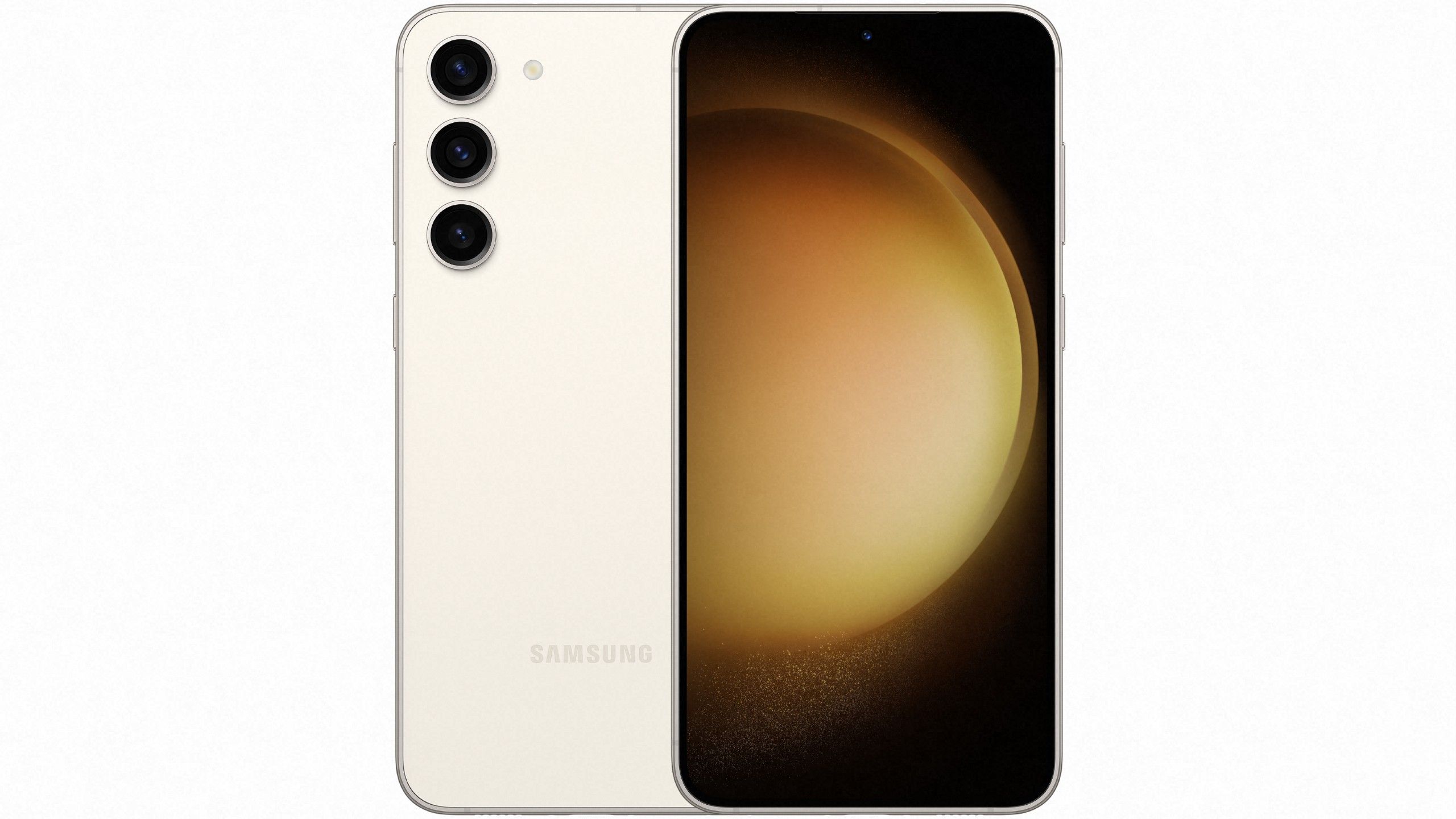 Cream Samsung Galaxy S23+