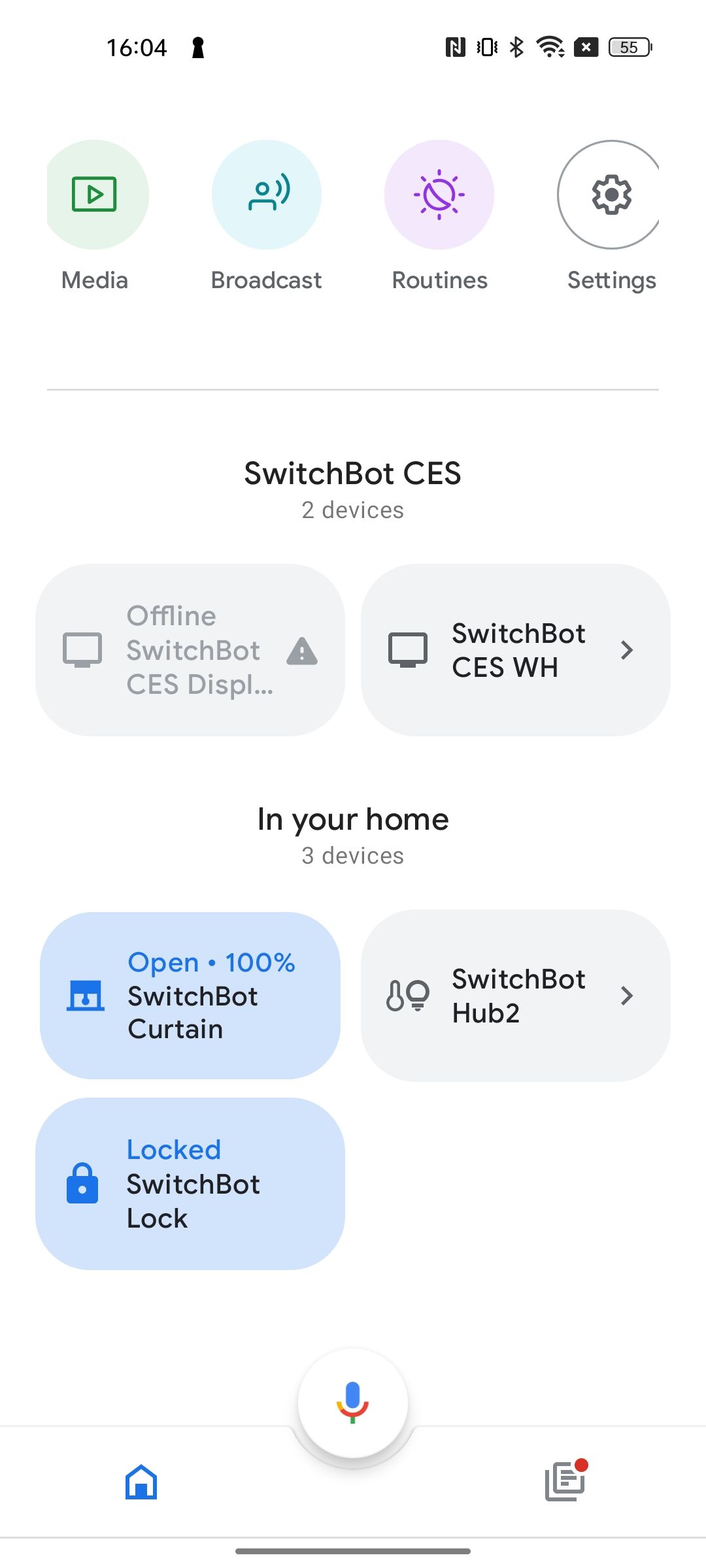 SwitchBot on Google Home_Matter