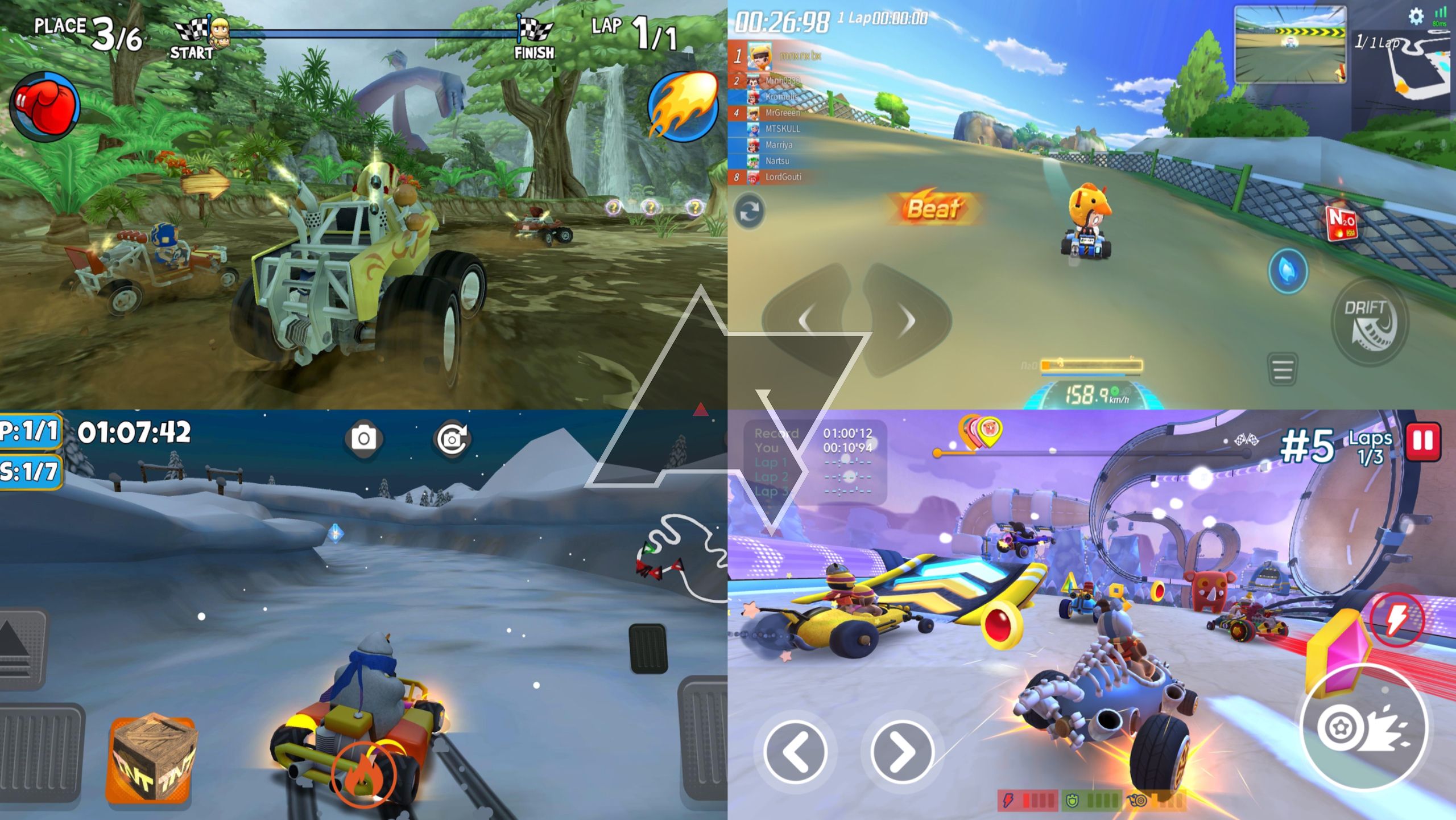 Kart Rush Racing - Smash karts - APK Download for Android