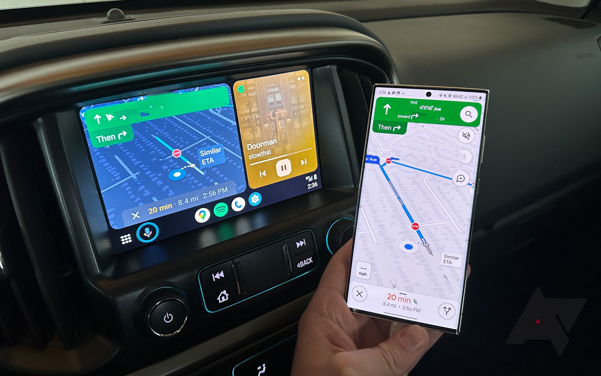 android-auto-maps-mirrored