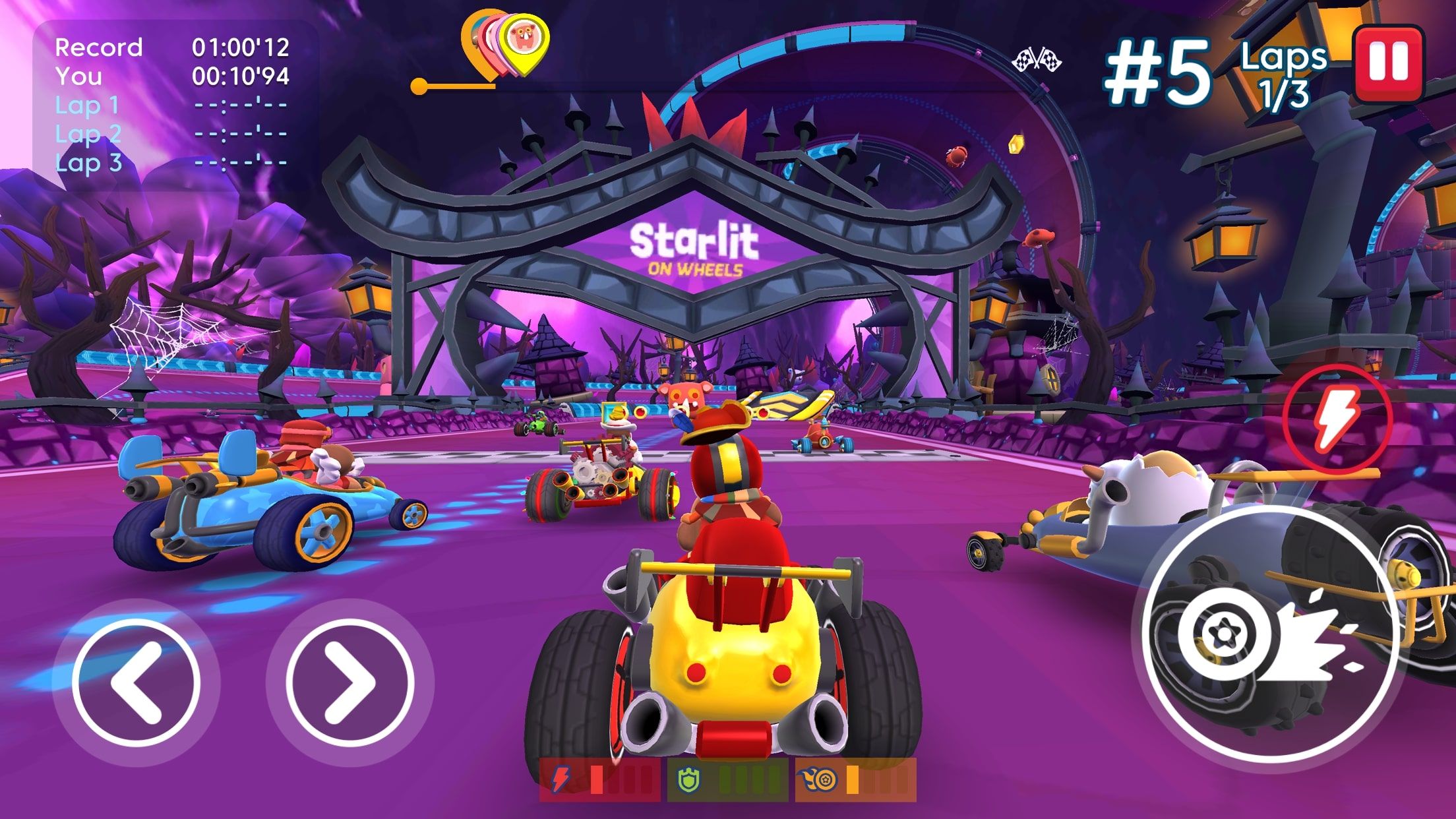 android-mario-kart-games-starlit-on-wheels-fifth-place