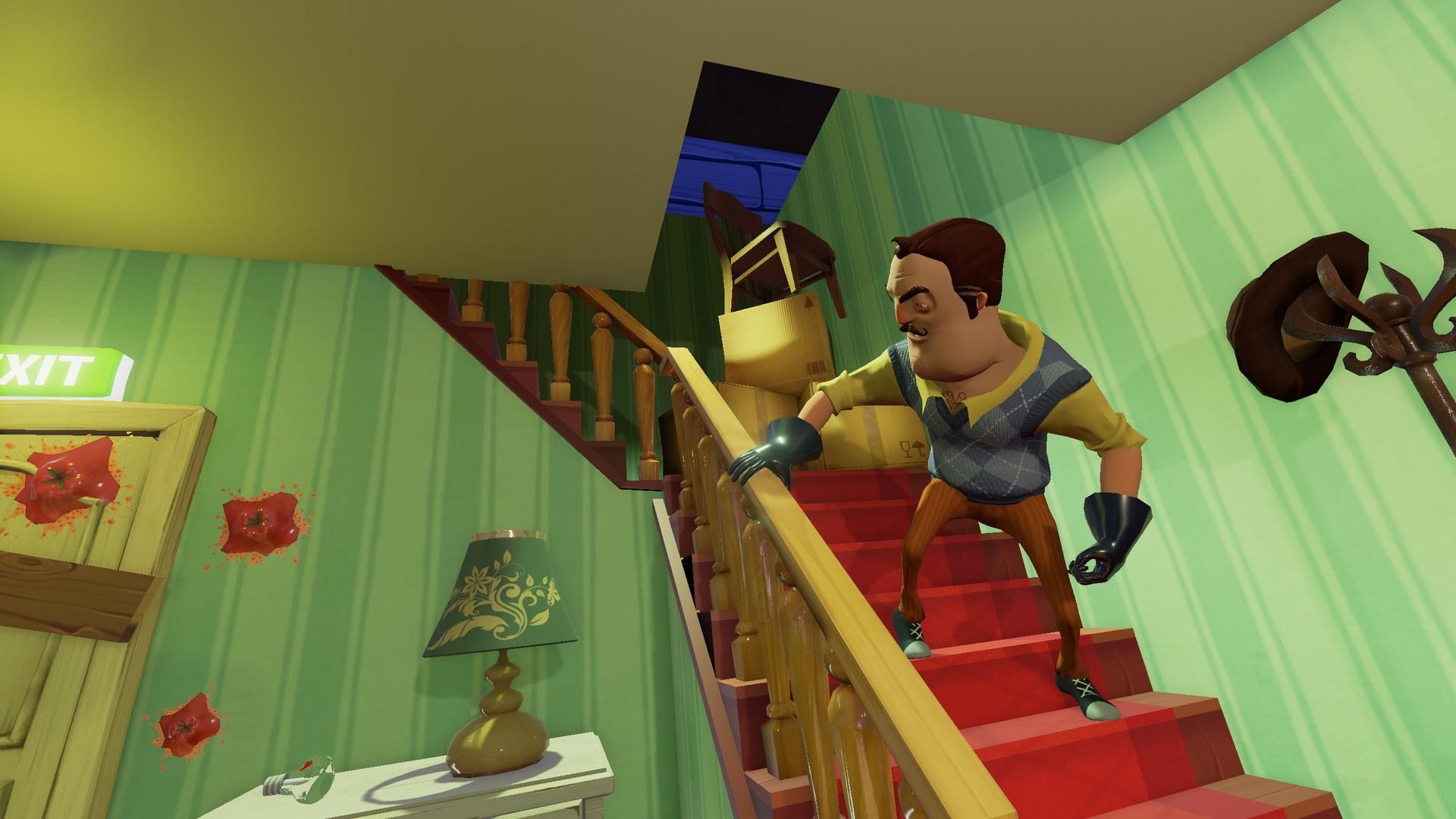 best-stealth-games-android-hello-neighbor-on-the-stairs