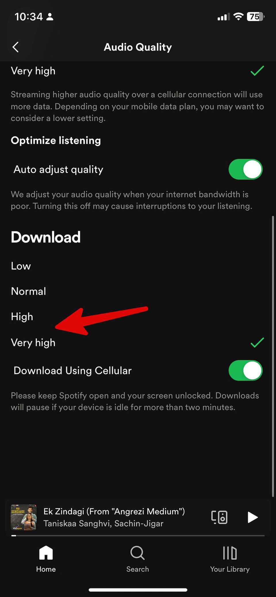 Spotify How to download songs for offline listening