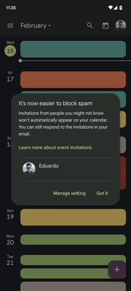 Google s Starting To Enable Calendar Spam Protection By Default