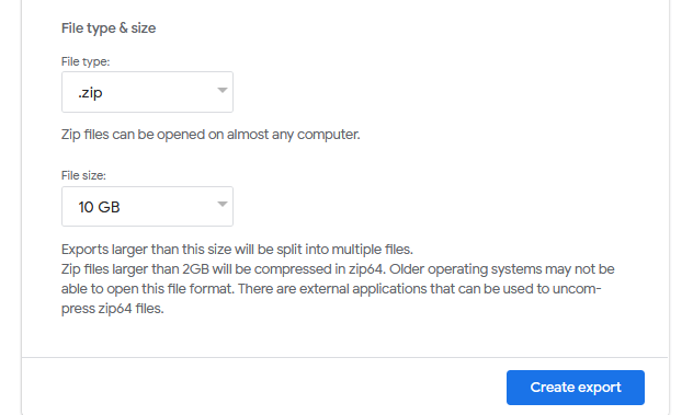 Google-Takeout-File-Type-and-Size