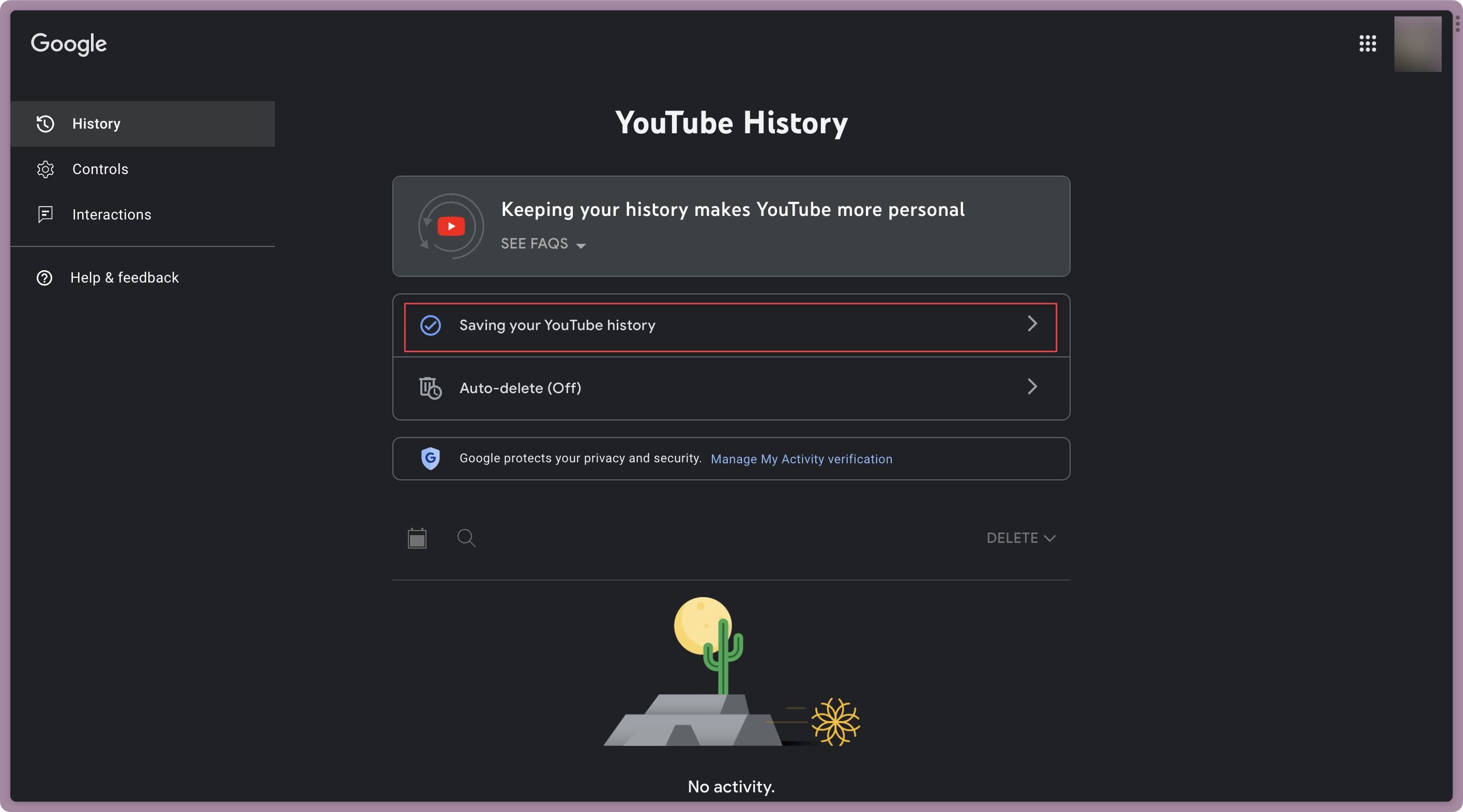 How to delete your YouTube search and watch histories on any device