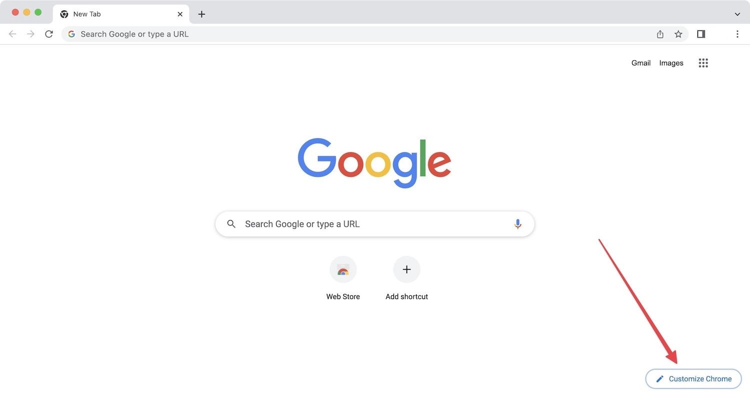 Beranda Google Chrome