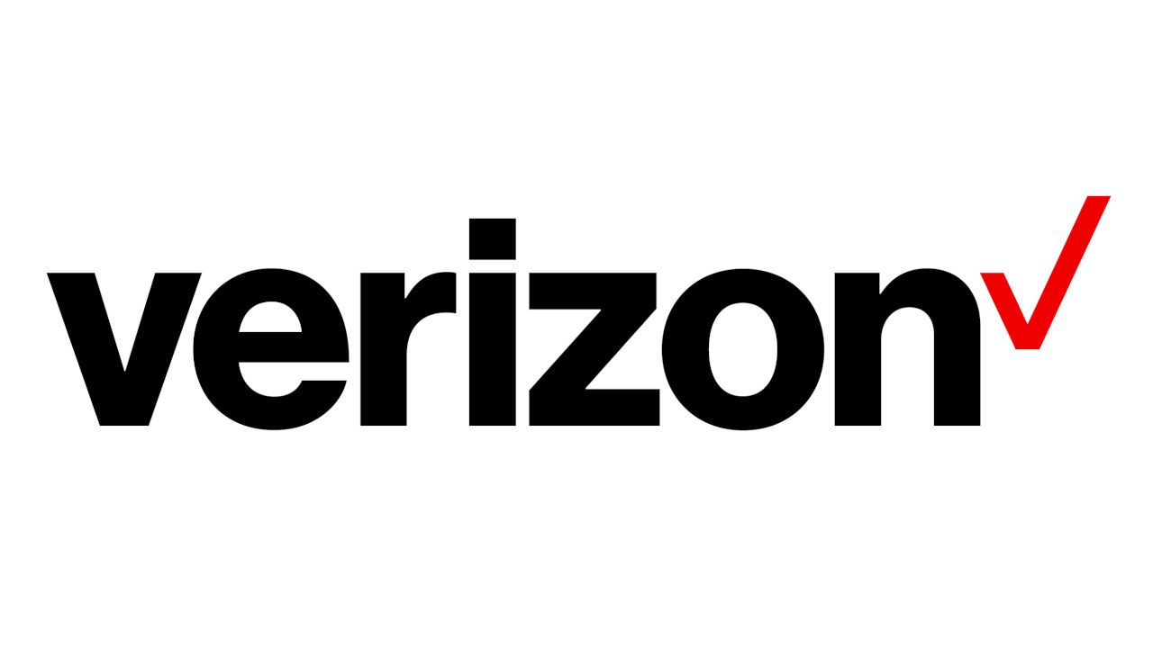 Verizon logo white background