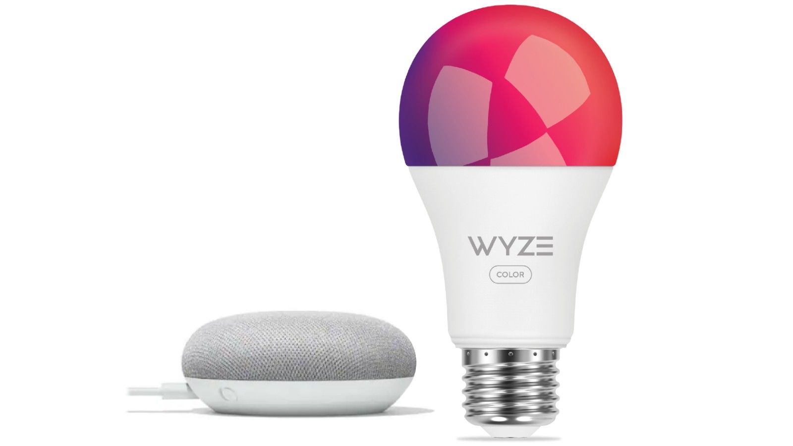 Paket Bohlam Google Nest Mini + Wyze