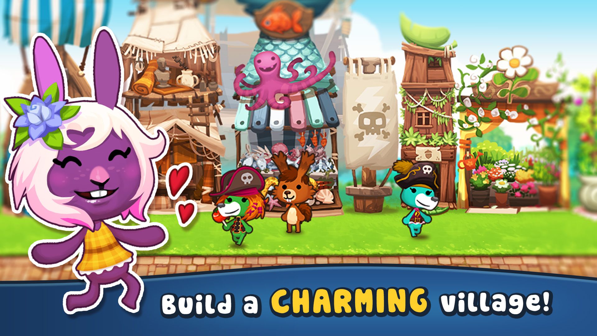 best-animal-crossing-games-android-happy-street-build-a-charming-village