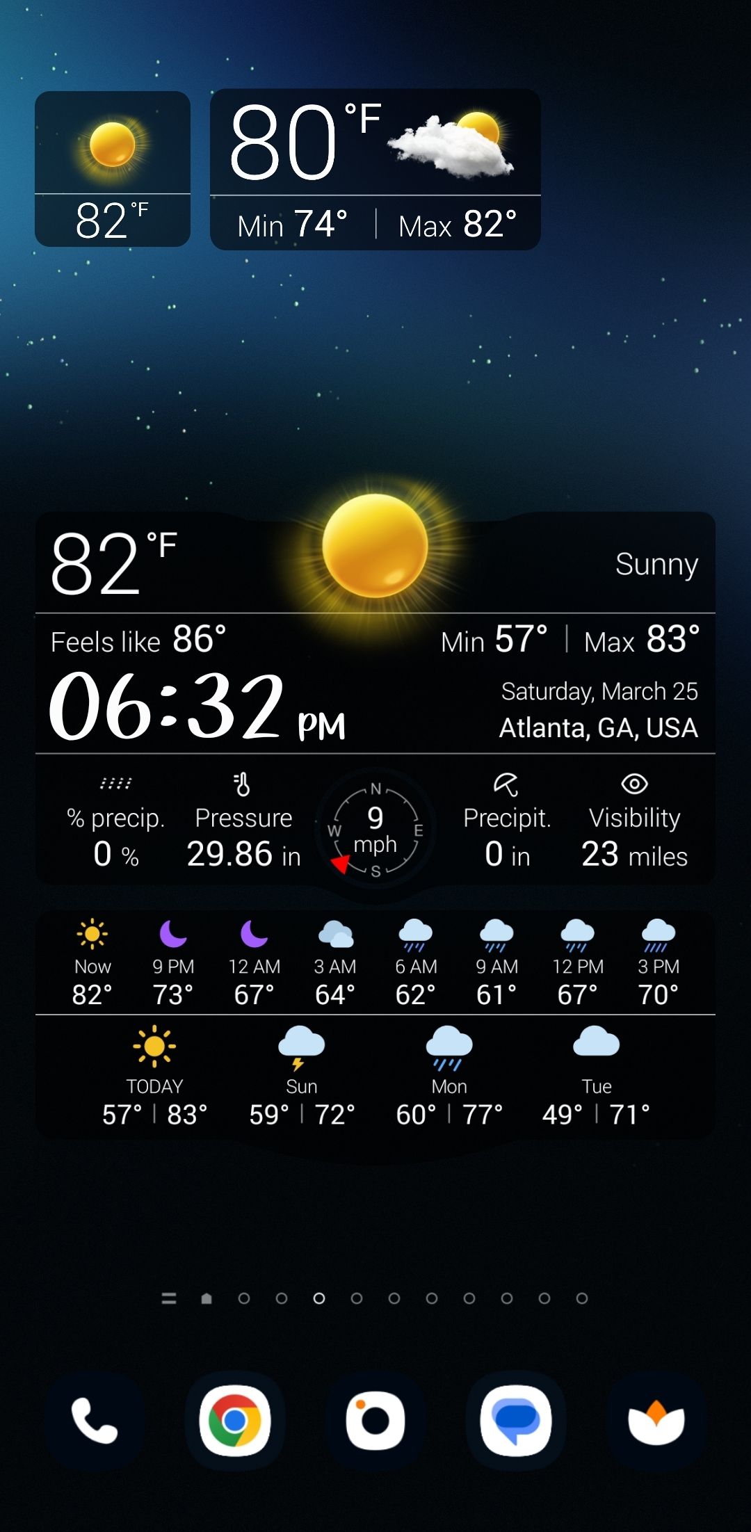 19 best weather widgets available on Android in 2024
