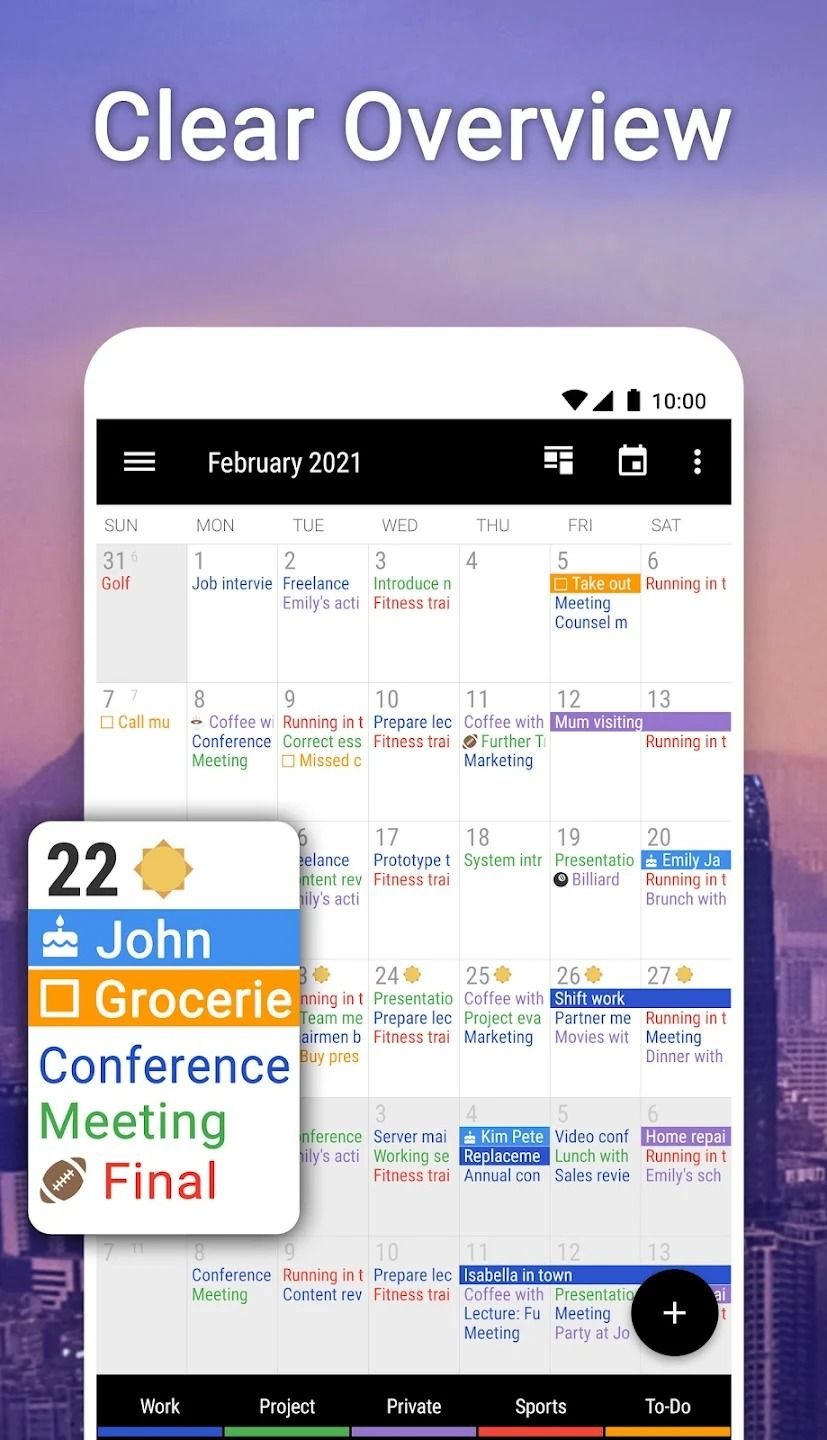 business calendar app day view