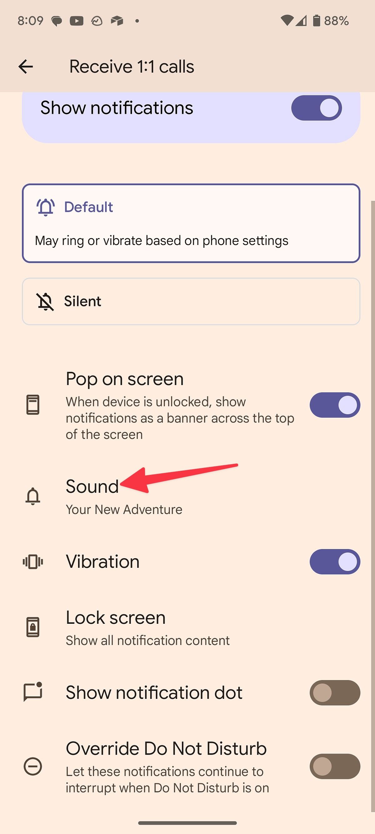 change google duo and meet ringtone on Android