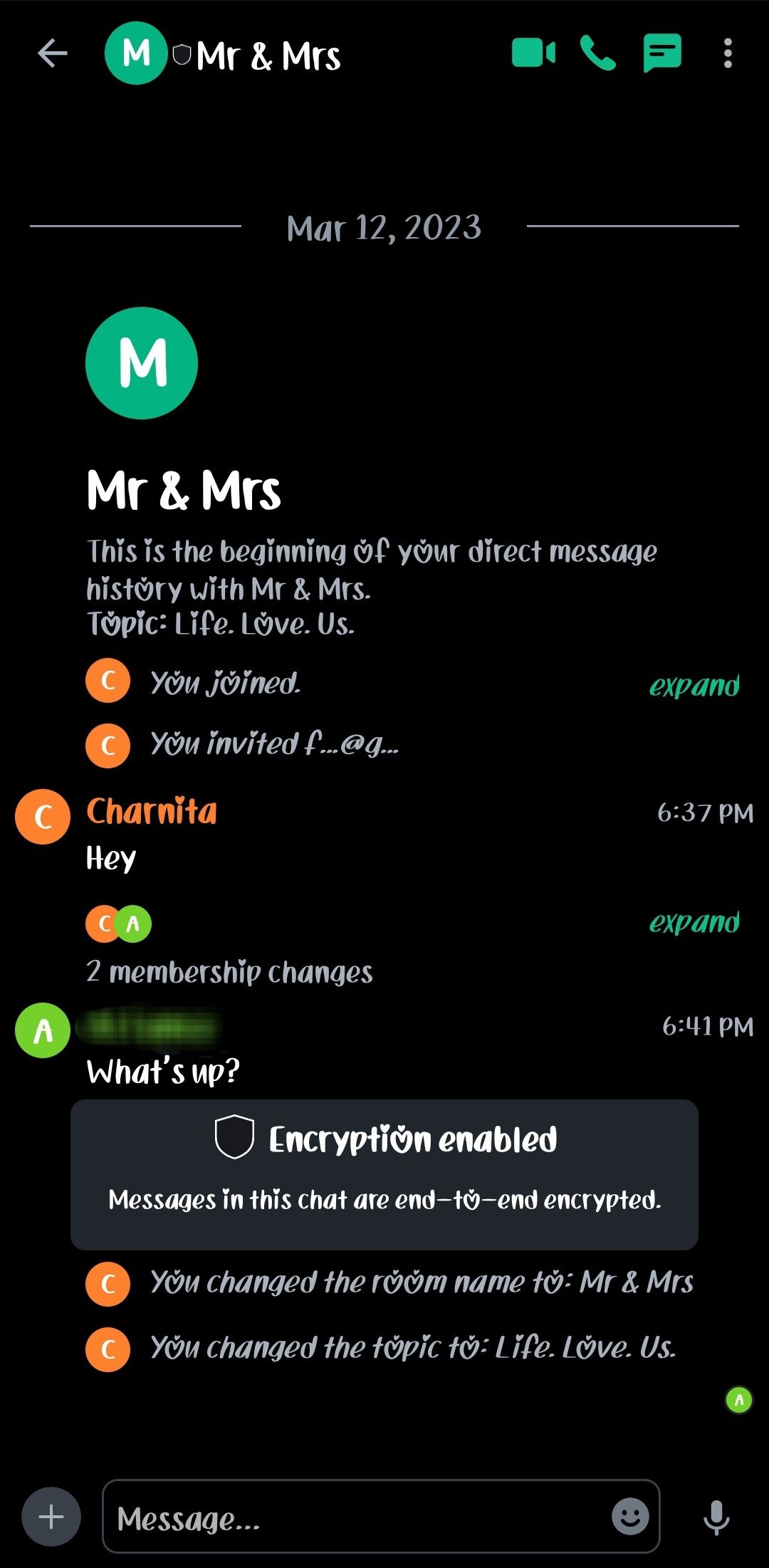 Encrypted Messaging Android App - Element