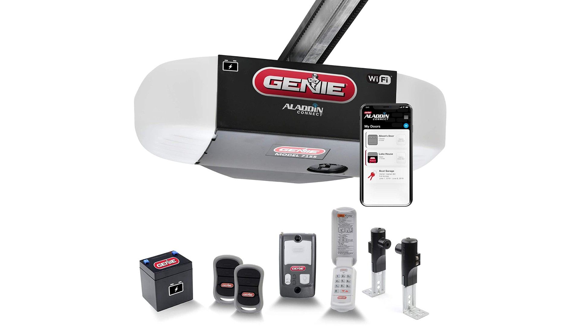 Genie-7155-tkv-stealthdrive-connect-smart-garage-door-opener