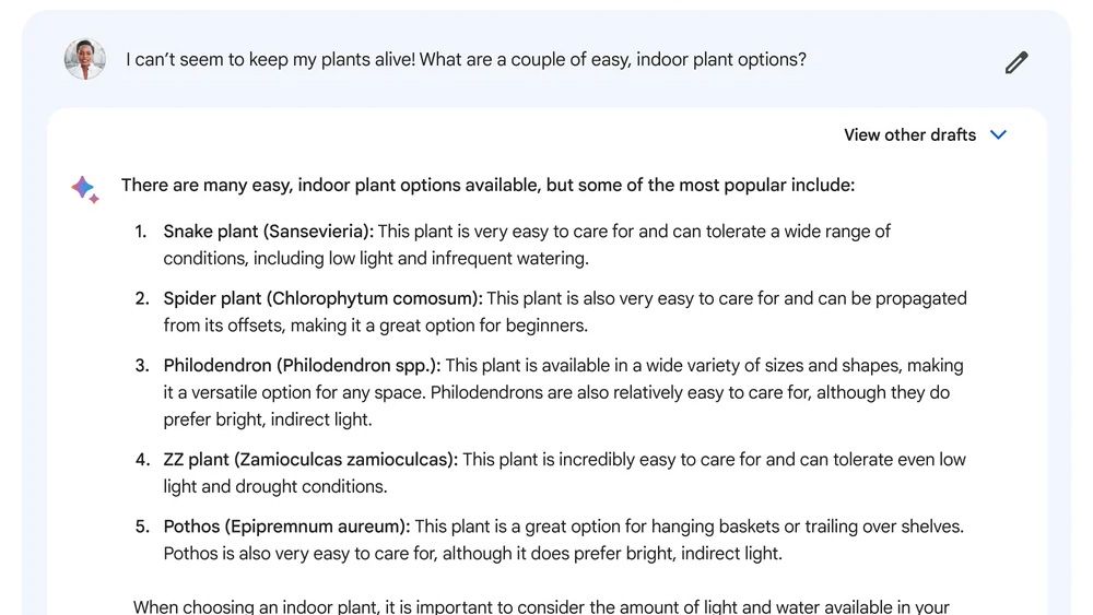 google-bard-plant-response